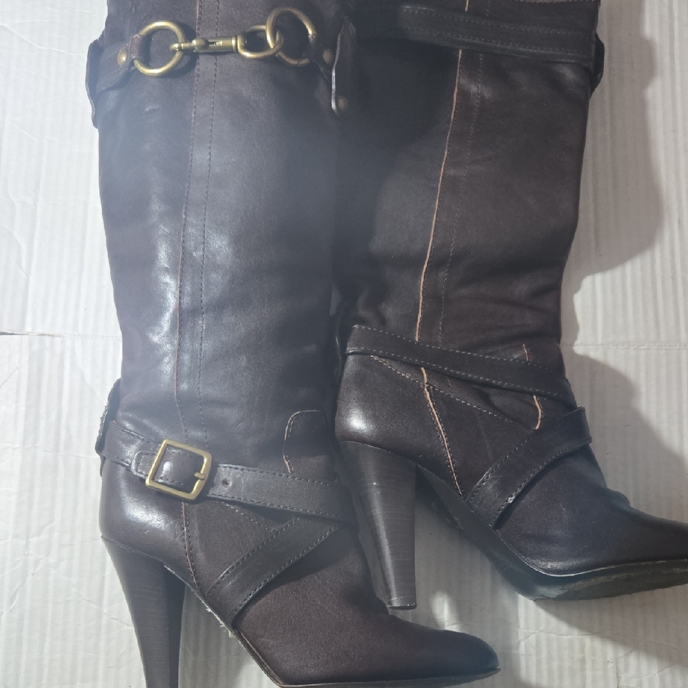 Coach Leather Boots